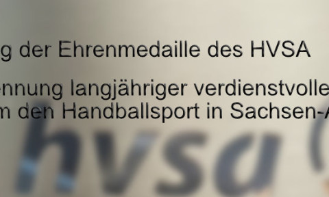 Ehrenmedaille des HVSA