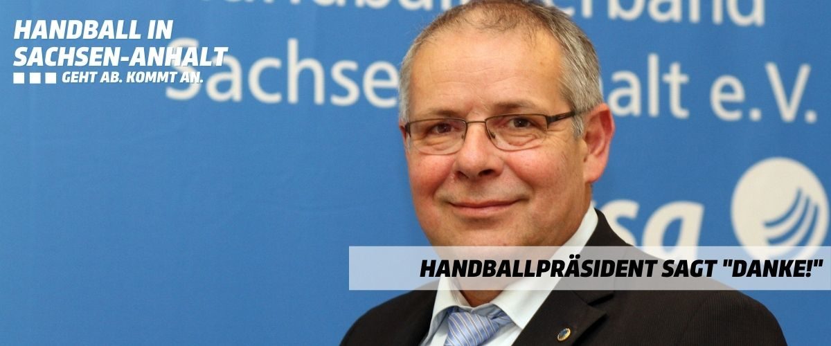 Handballpräsident sagt „DANKE!“